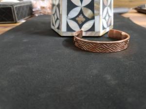Premium Handmade Pure Copper <b>Magnetic</b> Therapy <b>Bracelet</b> For Arthritis Relief High Quality Adjustable Mesh Design Bangle Cuff - Product Image 3