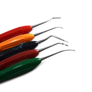 Ensemble de 5 outils chirurgicaux en silicone LM pour implants dentaires Poignée ergonomique stérilisable et réutilisable pour les procédures d'implantologie - Product Image 2