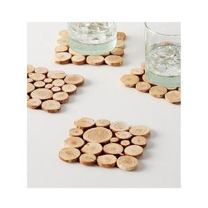 Offre Spéciale top qualité personnaliser boisson bière thé café carré rond bambou bois résine époxy sous-verre avec support canapé porte-gobelet - Product Image 1