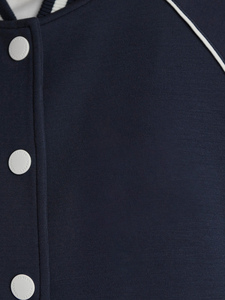 Chaqueta de béisbol Jepson Club Varsity para mujer de primera calidad, Chaqueta corta de lana y Letterman para mujer - Product Image 6