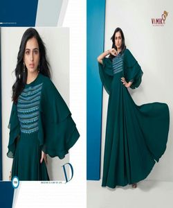 Fantaisie designer georgette broderie pierre travail prix de gros vêtement ethnique fête porter lehenga choli avec dupatta alphanumero - Product Image 4