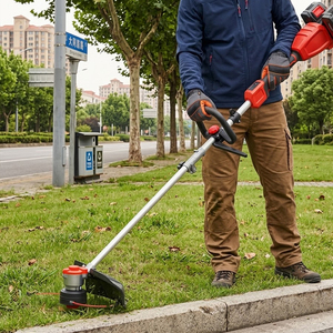 Decespugliatore Avanzato a Batteria con Motore Brushless e Batteria al Litio, con Pulsante di Avvio e Sostituzione del Filo, per Taglio Erba e Giardino - Product Image 1