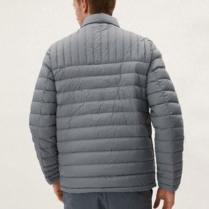 Chaqueta acolchada para hombre hecha en poliéster al mejor precio, chaqueta acolchada de hombre teñida lisa en línea para venta en línea - Product Image 4