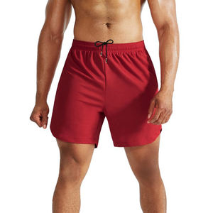 <b>shorts</b> for <b>men</b> <b>Men</b> Lined Double Layer 2 in 1 Athletic Wear Mesh <b>Shorts</b> Custom Logo Workout <b>5</b> <b>Inch</b> <b>Inseam</b> Gym Nylon <b>Mens</b> - Product Image 5