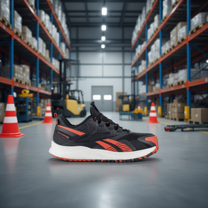 FE4 Adventure Safety <b>Shoes</b> Size 43 W.11 Black/Red S3S SR ESD EN20345 <b>Shoe</b> Racks & Stands - Product Image 3