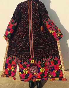 Manteau Long Boho Banjara en laine pour femme - Product Image 1