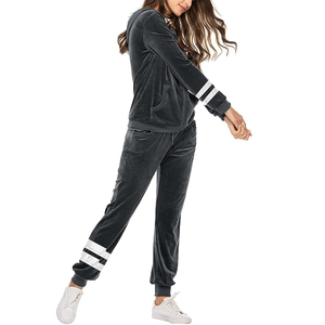 Survêtement femme survêtement fille 100% coton velours velours polyester nylon coupe-vent survêtement velours survêtements ensemble pour femmes - Product Image 6