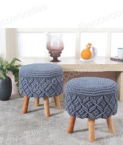 Repose-pieds de lit ottoman convertible Console intérieure/extérieure multifonctionnelle avec incrustation d'os pour petits espaces ou hôtels - Product Image 4