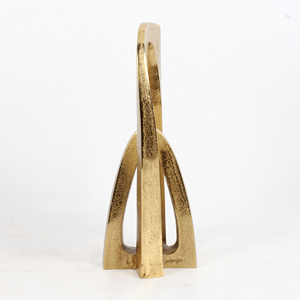 Sculpture finie antique de forme de maison décorative en aluminium en métal unique pour des accessoires à la maison - Product Image 3