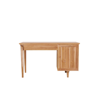 Bureau en bois de teck massif avec trois tiroirs au design minimaliste d'Indonésie au meilleur prix