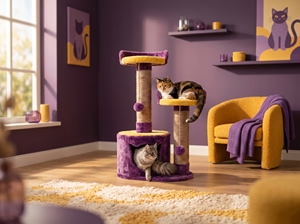 Arbre à chat Amistar Purple Dream - Product Image 2