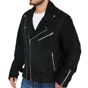 Customized High Quality New Design <b>Men</b> <b>Suede</b> Leather <b>Jacket</b> / New Fashionable Adult Size <b>Men</b> <b>Suede</b> Leather <b>Jacket</b> OEM Service - Product Image 5