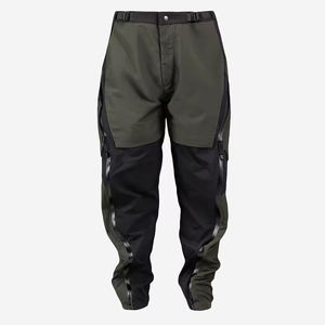 Streetwear hip-hop personnalisé pour hommes, pantalons techwear, poches larges sur les jambes, pantalon cargo coupe-vent épais et ample - Product Image 2