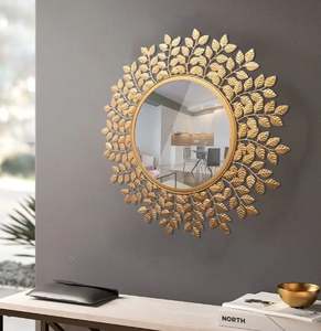 Nouveau miroir mural décoratif de luxe au design élégant pour la décoration de la maison et la décoration murale - Product Image 1