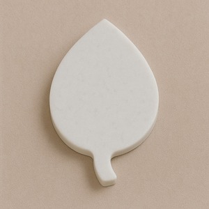 Posavasos de mármol blanco con forma de nube moderna, bonito acento decorativo de Mesa para el hogar, cocina, Bar, almohadilla para bebidas de piedra Natural, lo último - Product Image 3