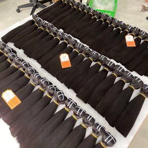 Extensiones de Cabello Natural de un Solo Donante, Calidad de Lujo, Vietnamitas, Sin Procesar, Cabello Virgen Remy, Liso, Cutícula Alineada, Extensiones de Cabello Mecanizadas - Product Image 6
