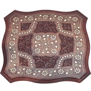 Venta caliente mesa de té Vintage nuevo diseño muebles para el hogar hecho a mano extremo lateral mesa de centro con tapa de madera de abeto para sala de estar - Product Image 4