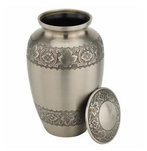 Urne de crémation en métal, entièrement en relief, en Aluminium gravé, pour adulte, pour cendres humaines, pour funérailles, pour adulte - Product Image 6