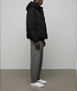 Men's <b>Waterproof</b> Stand Collar High Street Puffer <b>Jacket</b> Quilted Winter Bubble <b>Padded</b> Coat Outdoor Custom - Product Image 3