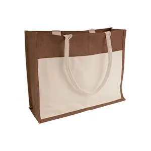 Borsa Shopper Personalizzata in Juta, Prodotto Promozionale per Merchandising - Product Image 1
