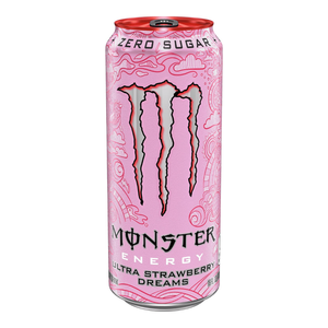 Monster Energy Strawberry Dreams <b>Zero</b> <b>Sugar</b> Drink – Light Strawberry Cream Functional Beverage - Product Image 2