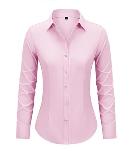 ชุดเดรสเชิ้ตสำหรับผู้หญิงชุดเดรสผ้าฝ้าย100% แบบทางการสำหรับธุรกิจ - Product Image 1