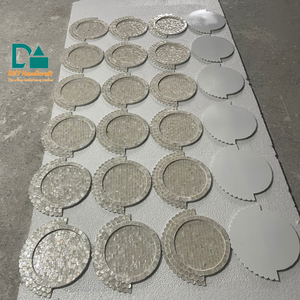 Elegante Soporte para Postres Clásico de Nácar Natural con Tamaño y Forma Personalizables para Decoración de Restaurantes, Hoteles y Bodas - Product Image 2