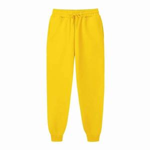 Pantalons de sport décontractés d'hiver de couleur unie à la mode pour femmes Pantalons de jogging en polaire chauds Écologiques Coupe-vent Style japonais - Product Image 5