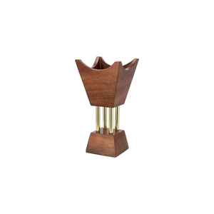 Brûleur de Bakhoor en bois d'acacia de designer, écologique, religieux, porte-encens arabe de luxe, cadeau spécial Ramadan Eid, Z F CRAFT - Product Image 4