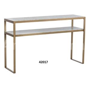 Mesa auxiliar de Metal dorado de calidad superior decorativa para el hogar sala de estar restaurante Oficina uso MESA DE Metal - Product Image 4