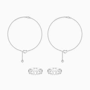 Devaki Set Bagues en argent fin - Product Image 5