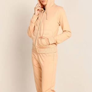 Quantité minimale de commande bas Conception personnalisée Survêtements pour femmes Utilisation en extérieur Vêtements pour femmes Survêtement uni de couleur unie - Product Image 6