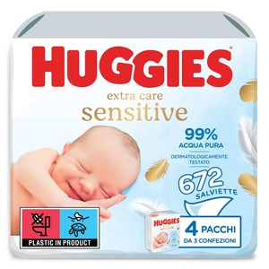 Compra Huggies Toallitas Sensibles Extra Care Entrega Rápida Toallitas Suaves de Calidad Premium ideales para uso diario en pieles sensibles - Product Image 3