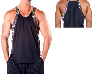 Débardeur de course personnalisé avec logo, sans manches, imprimé, séchage rapide, respirant, 100% polyester, vêtements de sport, de loisirs et d'entraînement pour hommes - Product Image 1