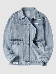 Vestes Denim Hiver Vintage pour Homme Bouton Avant 100% Coton Tendance Eco-Friendly 2025 Styles - Product Image 6