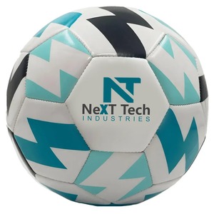 Balón de entrenamiento de fútbol de Next Tech Industries, material de PU para fines de entrenamiento con diseño personalizado y logotipo personalizado - Product Image 1