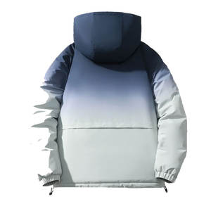 Nuevo diseño de moda al por mayor chaqueta acolchada personalizada para hombre chaqueta de bombardero acolchada con capucha chaqueta de burbuja blanca abrigo para hombre - Product Image 2