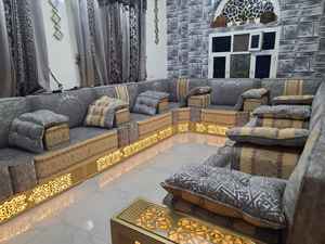 Sofá estilo Majlis árabe, diseño clásico, elegante conjunto para sala de estar, asientos de esquina de lujo, diseño que ahorra espacio - Product Image 3