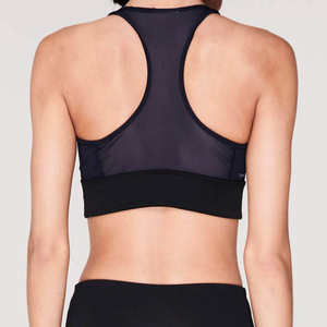 Soutien-gorge de sport sans couture pour femme en spandex/nylon de haute qualité, taille XS, impression par sublimation personnalisée, vêtements de sport de yoga, maintien élevé à l'avant - Product Image 4