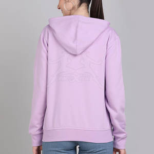 Material ligero y sensación transpirable para días activos Cozy Fleece Zip Hoodie con cuello alto y ajuste cómodo - Product Image 4