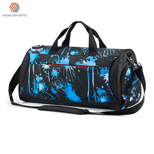 Nouveau sac de sport unisexe léger et spacieux avec compartiment à chaussures, imperméable, pour voyage et nuit, en polyester et néoprène, fermeture éclair - Product Image 5