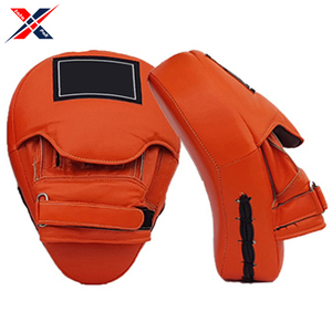 Mitaines de boxe en cuir orange de qualité supérieure Highland ensembles confortables et bons de vente nouveau style - Product Image 5