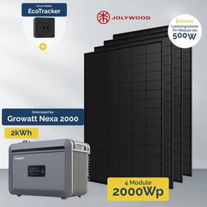 Impianto di energia da balcone da 2000W con accumulo – Growatt NEXA 2000 All-in-One & 4x Jolywood 500W - Product Image 2