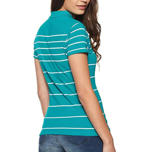 Polos de Secado Rápido y Transpirables de Alta Calidad al por Mayor, Polos de Golf de Algodón para Mujer, Camisetas Casuales de Calle con Logotipo Personalizado - Product Image 6