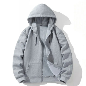 Nouveau Style Unique Automne Hiver Zipper Hoodies Matériel de haute qualité Confortable et Respirant Porter Personnalisé Zipper Hoodie - Product Image 3