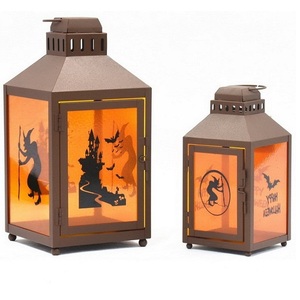<b>Set</b> of Three Gold Plated Lantern Premium Quality Handmade <b>Candle</b> Holder Classic Stylish Wholesale Metal Lantern - Product Image 3