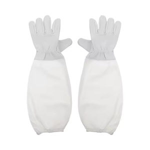 Guantes de apicultura hechos a medida apicultores piel de cabra protectora apicultura con mangas largas guantes de apicultura servicio OEM - Product Image 3
