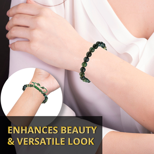 Bracelet réglable en macramé et cristal pour la guérison des hommes et des femmes. - Product Image 5