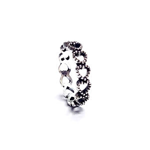 Fashionable Modern Cute Inlay <b>Ring</b> Gold Plated Plain Silver <b>Adjustable</b> <b>Ring</b> 3.1 Grams Gift Jewelry - Product Image 1