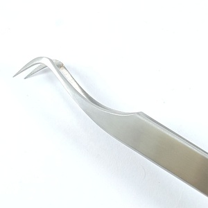 Pinzas Profesionales para Extensión de Pestañas Estilo Staleks con Acabado Satinado, Punta de Fibra de Acero Inoxidable, Punta Puntiaguda, Oferta de Septiembre - Product Image 6